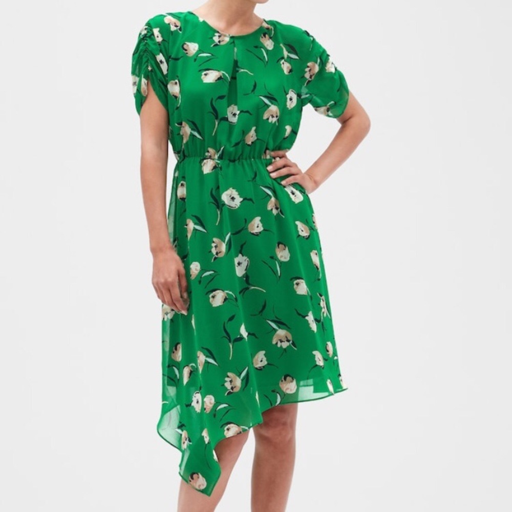 🆕 Banana Republic Asymmetrical Petite Dress